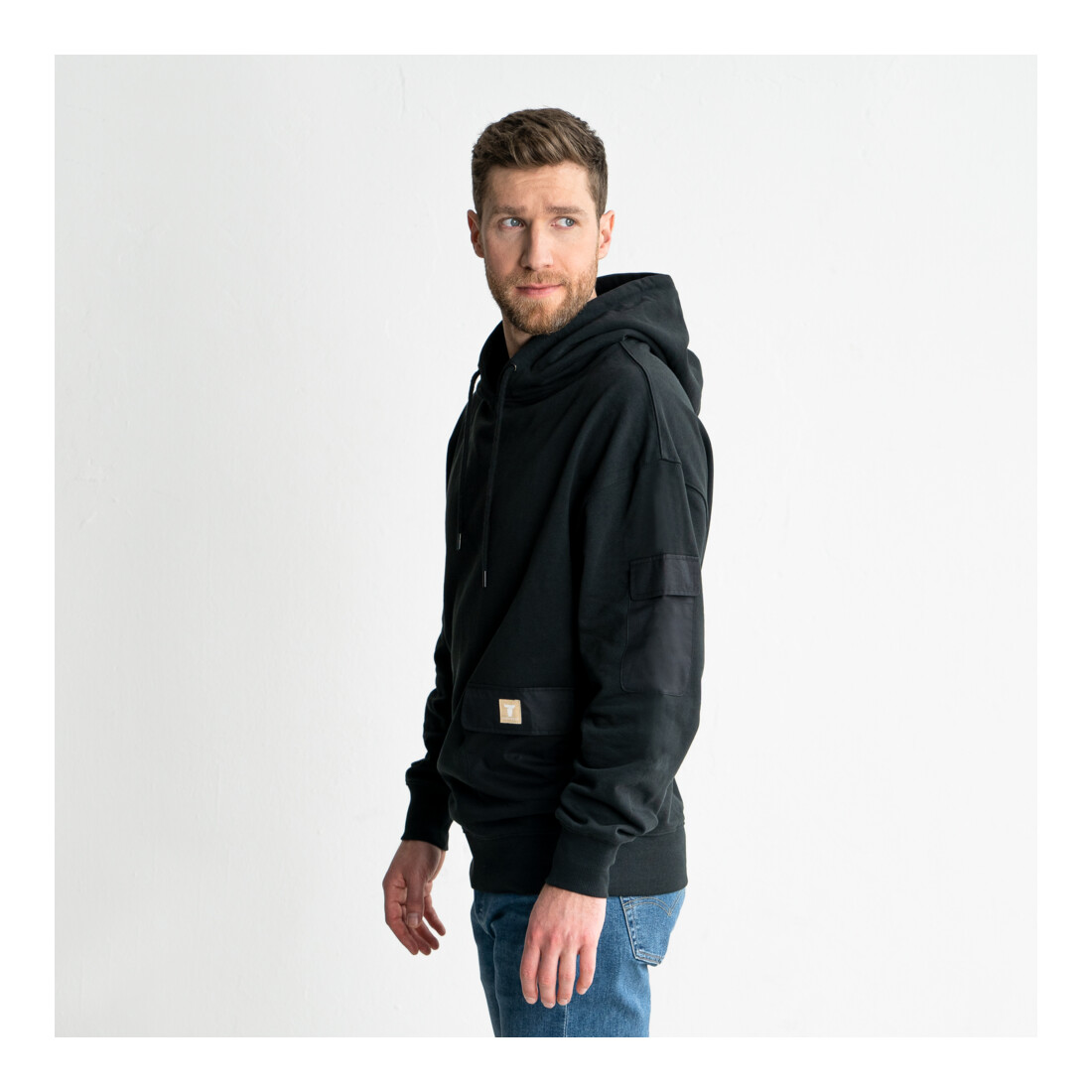 Sweat &agrave; capuche STIER Heavy Functional Pocket organic cotton