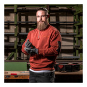 Sweat zipp&eacute; oversize STIER Zip Sweater Functional Pocket organic cotton-5