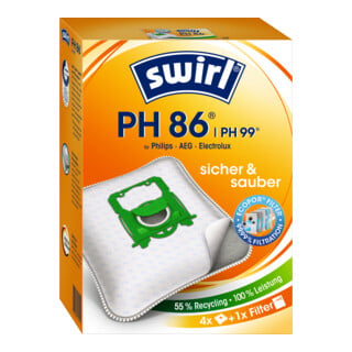 Swirl Sac à poussière Philips PH 86/PH99EcoPor VE4