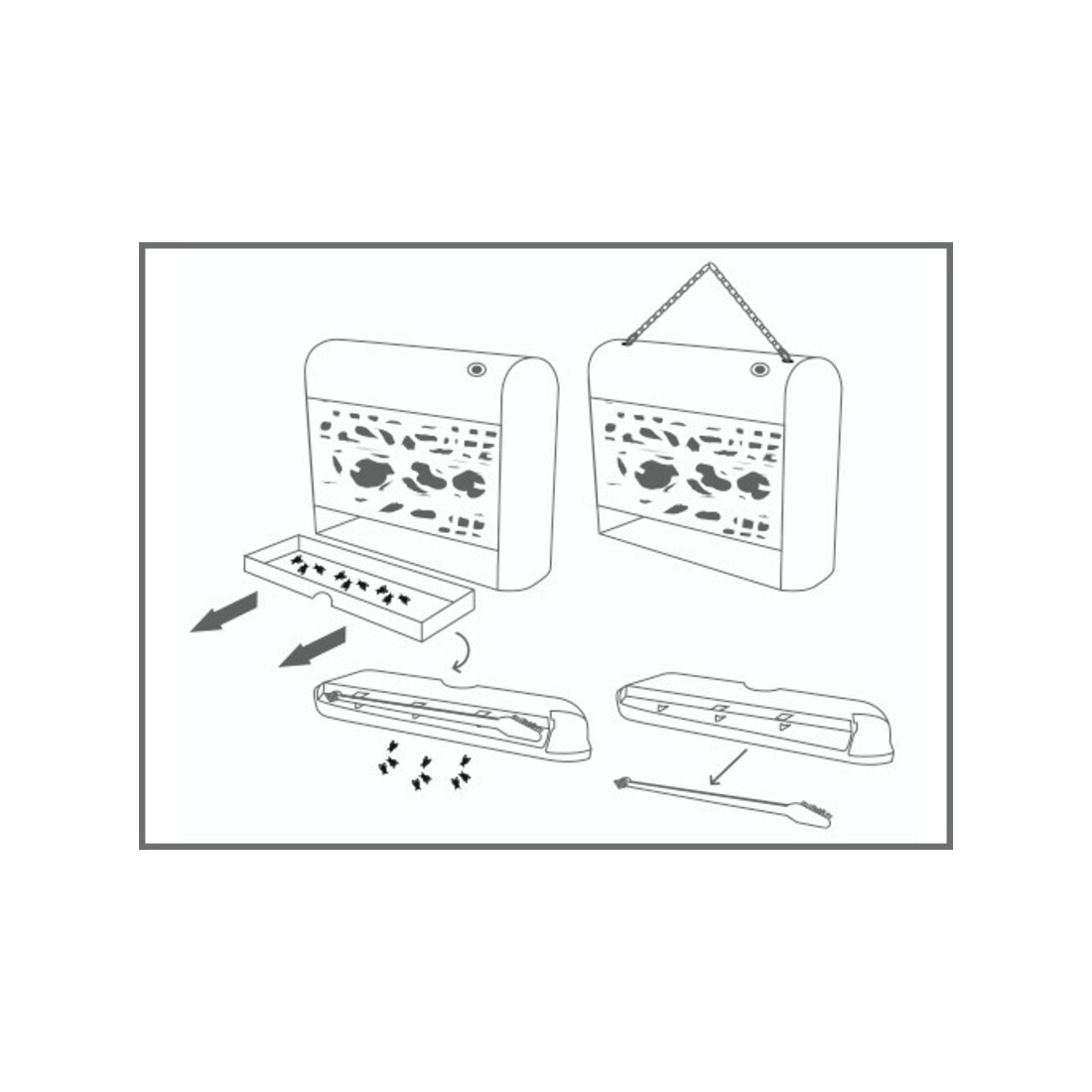 SWISSINNO Destructeur d’insectes 24W LED Premium Solution