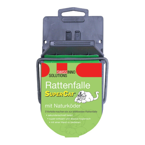 SWISSINNO Piège à rats Supercat avec appât Solution