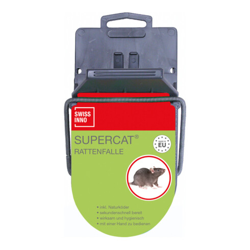 SWISSINNO Piège à rats Supercat avec appât Solution