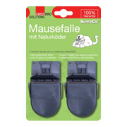 SWISSINNO Piège à souris Supercat lot de 2 avec appât Solution