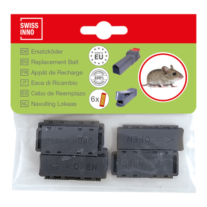 SWISSINNO Piège vivant maison à souris avec appât SuperCat Solution