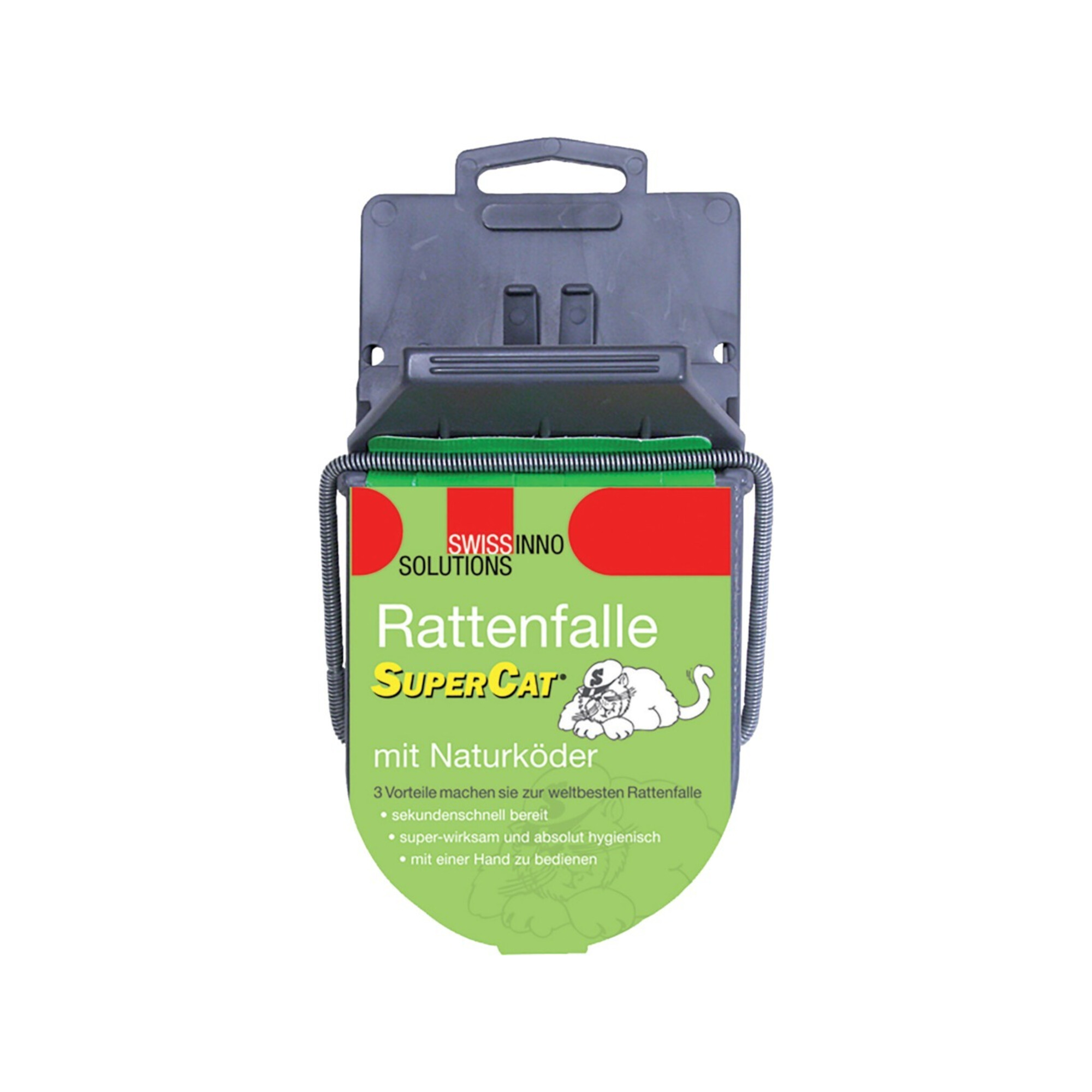 SWISSINNO Rattenfalle Supercat inkl. Köder Solution