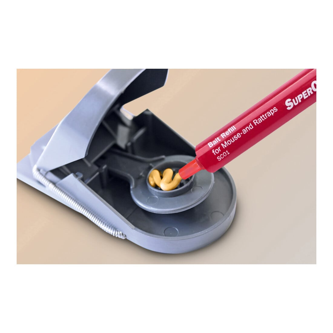 SWISSINNO Recharge d’appât seringue pour piège à rats/souris SuperCat 2x 3g Solution