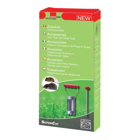 SWISSINNO Set d’accessoires pour piège à taupe SuperCat Solution