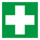Symbole médical Gramm Premiers secours, feuille autocollante-1