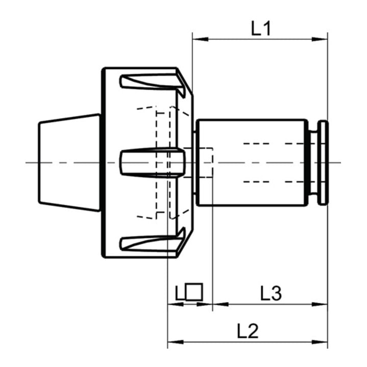 Synchroeinsatz STH 8mmx6,2mm Gr.4 f.DIN 371 M8 BILZ