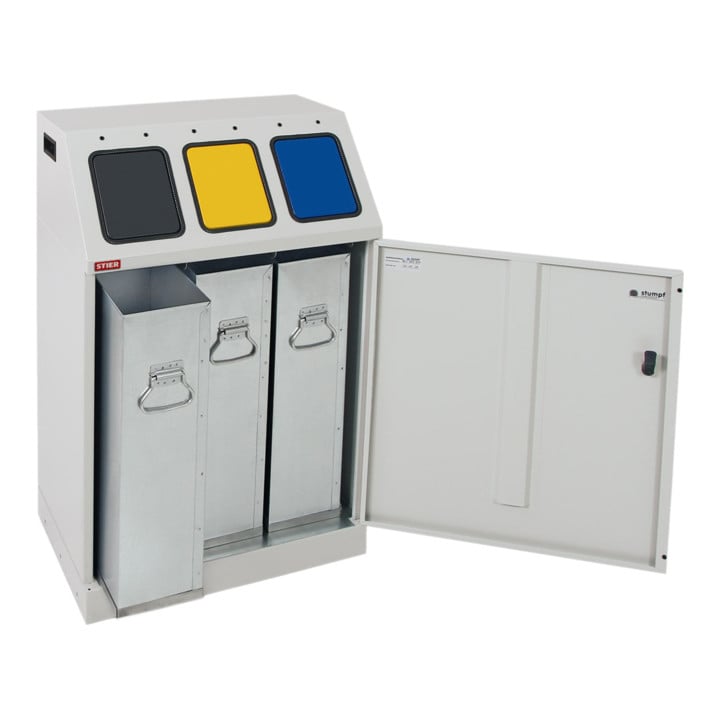 Système de collecte de matières recyclables STIER Premium 3x30l