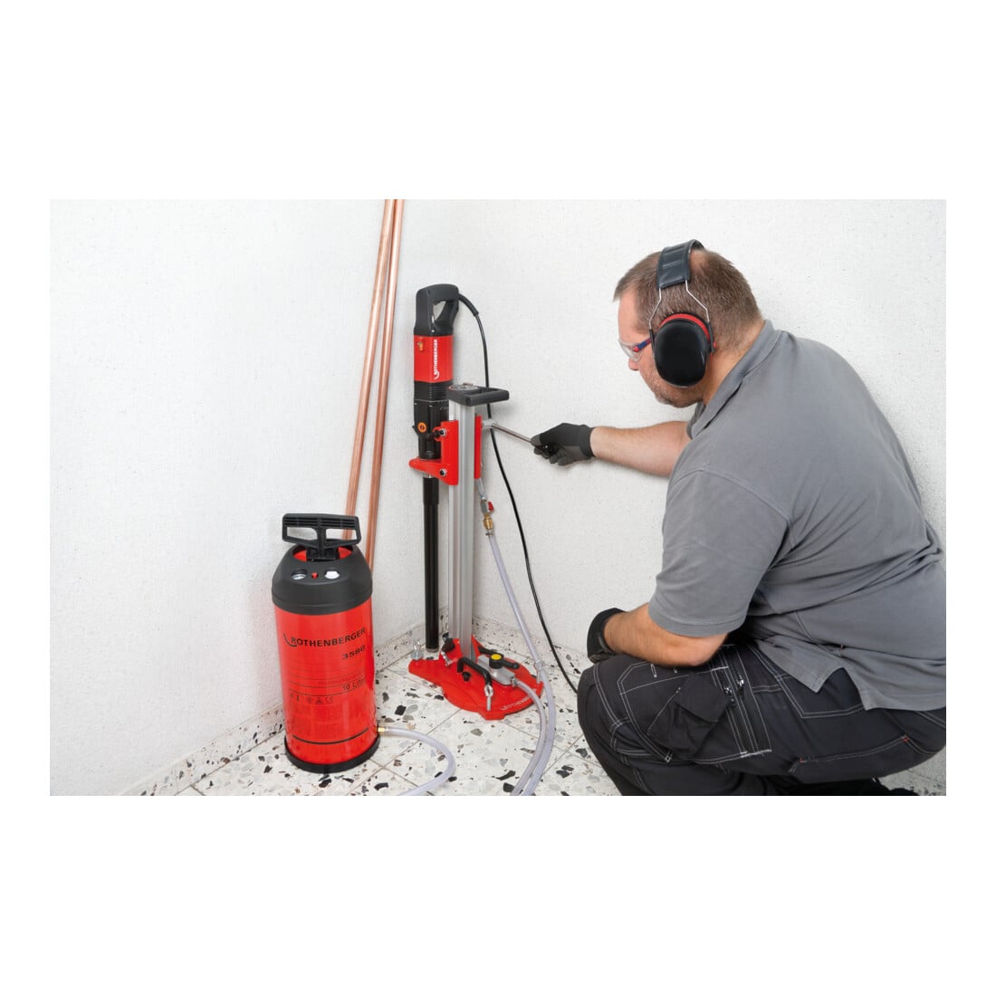 Système de forage Rothenberger RODIACUT 150/RODIADRILL 160