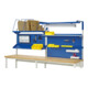 Rau System-Aufbau - Kit 06 H1380mm, piétement gris clair, équipement bleu gentiane-1