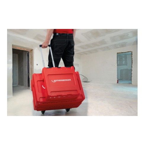 Système de valise Rothenberger ROCASE 4212 anthracite avec clip pour le mode d'emploi
