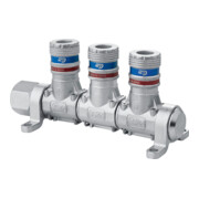 Système Multi-Link eSafe avec raccord de sécurité en acier CEJN, nombre de raccords de distribution : 3