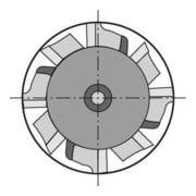 T-Nutenfr. D851AB HSSCo5 25,0x11,0mm FORMAT