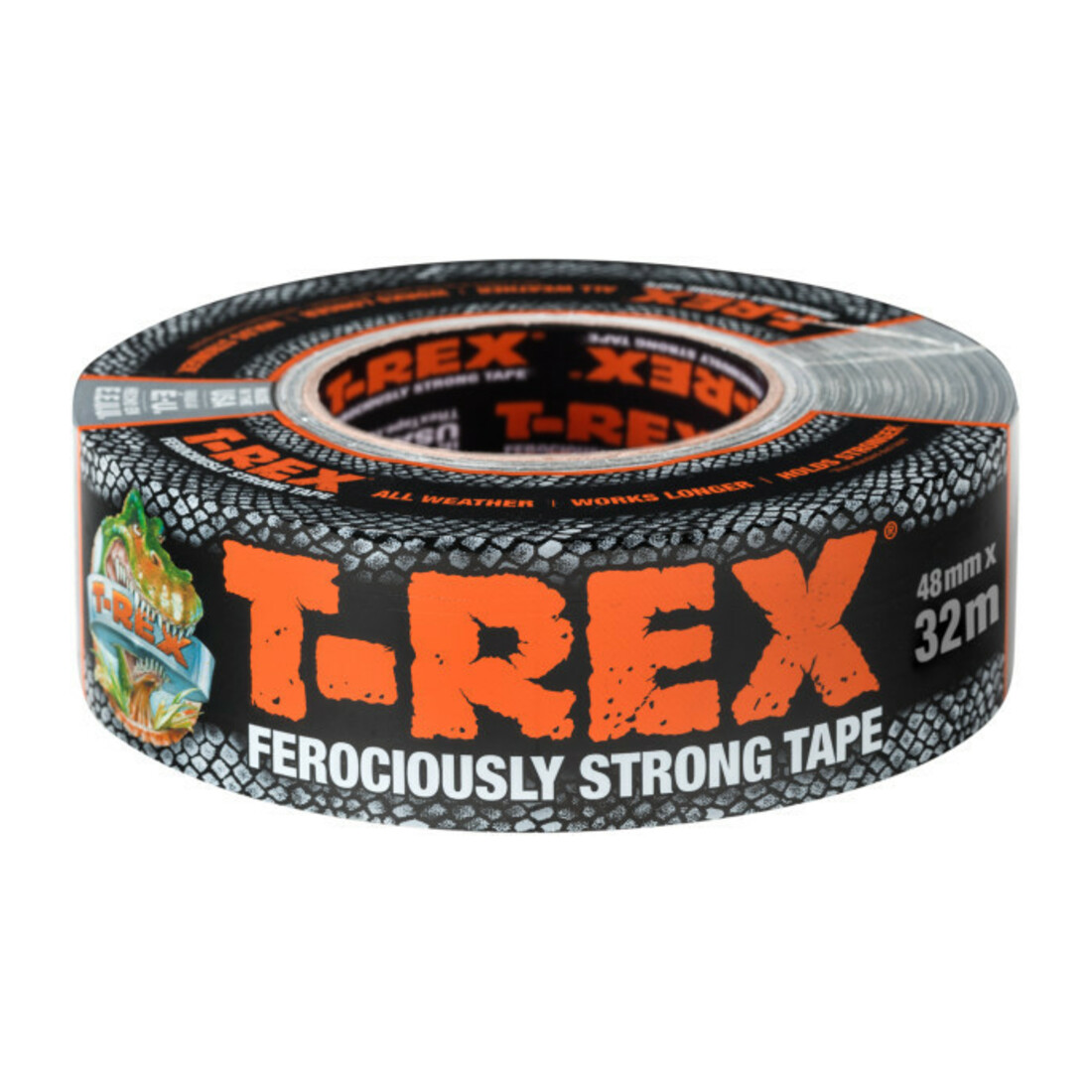 T-REX Tape Mini-rouleau ruban adhésif tissu extra fort 25 mm x 9,1 m