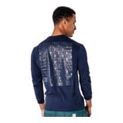 T-shirt à manches longues STIER M bleu marine