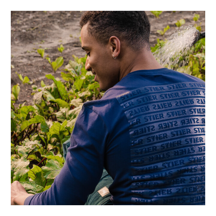 T-shirt à manches longues STIER XL bleu marine
