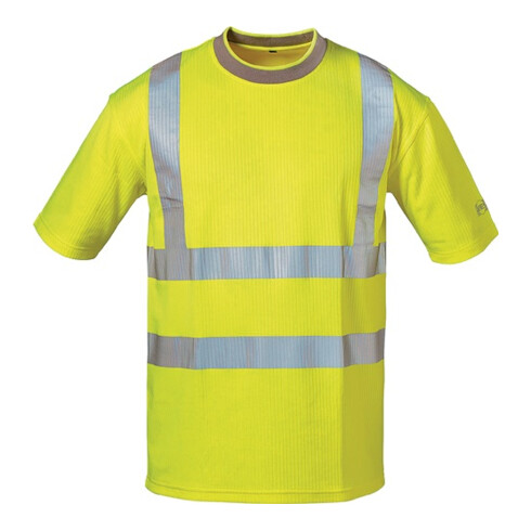 T-shirt de signalisation Pablo taille L jaune 80 % PES / 20 % CO ELYSEE