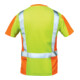 T-shirt de signalisation Utrecht taille L jaune/orange 75 % PES / 25 % CO FELDTM