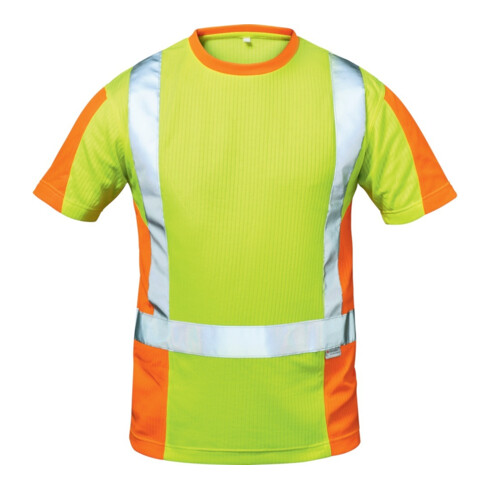 T-shirt de signalisation Utrecht taille XL jaune/orange 75 % PES / 25 % CO FELDT