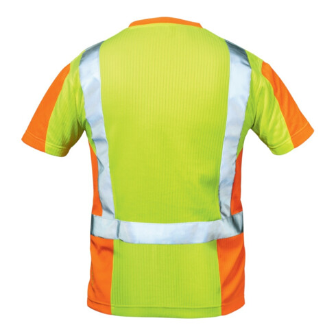 T-shirt de signalisation Utrecht taille XL jaune/orange 75 % PES / 25 % CO FELDT