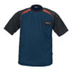 T-Shirt Gr.L marine/schwarz/rot 50% PES/50% Cool Dry-1