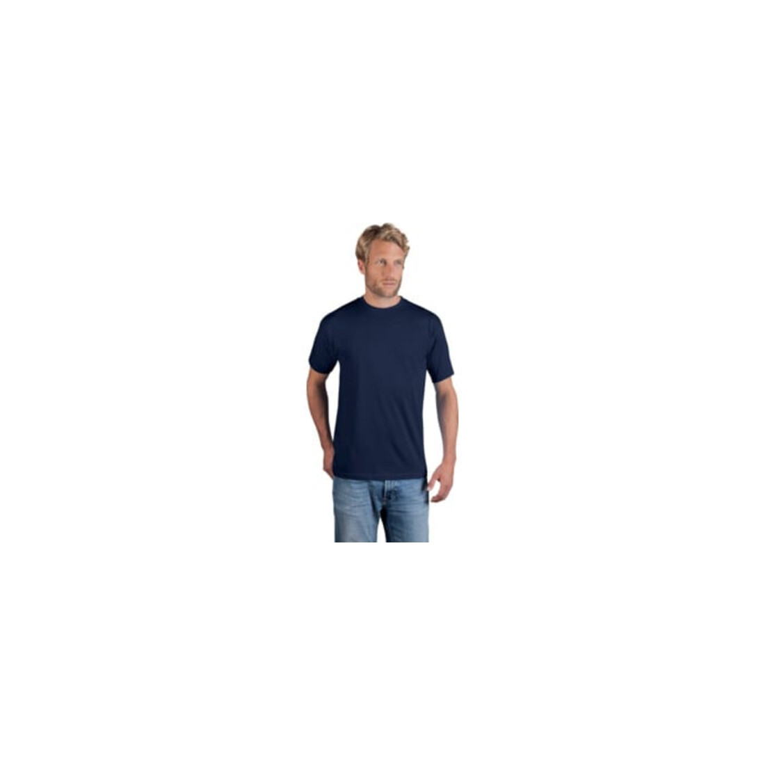 Promodoro Hommes Premium T-Shirt bleu marine