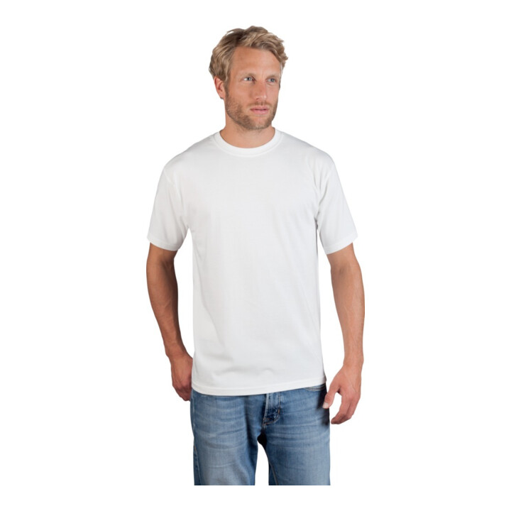 T-Shirt Men´s Premium taille M blanc 100 % CO PROMODORO