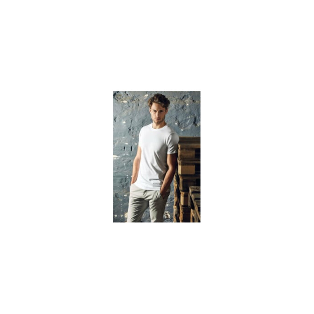 Promodoro Hommes Premium T-Shirt blanc