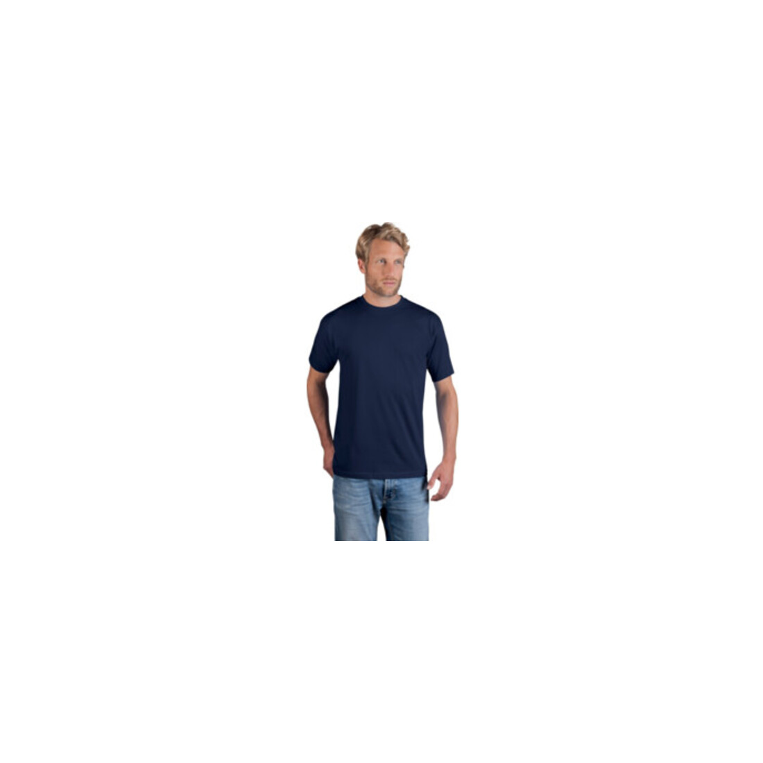 Promodoro Hommes Premium T-Shirt bleu marine