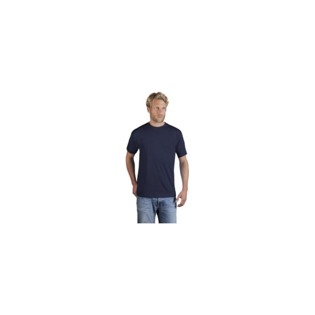 Promodoro Hommes Premium T-Shirt bleu marine