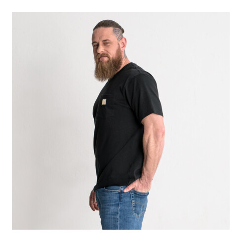 T-shirt STIER Heavy Pocket organic cotton