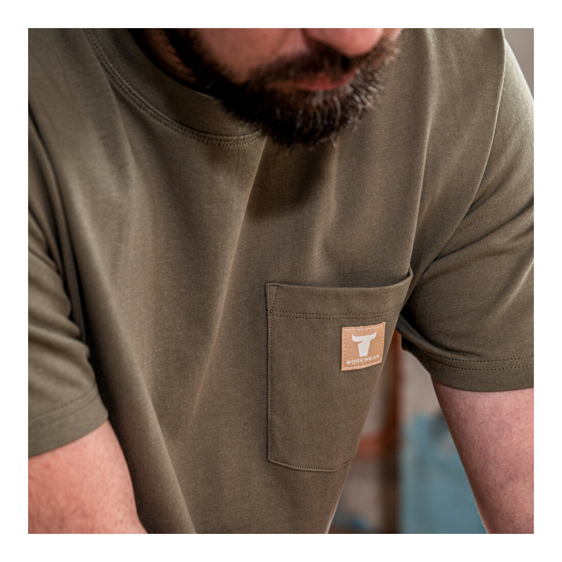 T-shirt STIER Heavy Pocket organic cotton