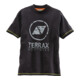 T-Shirt Terrax Hommes Vêtements de Travail Taille XL noir/lime 100%CO-1