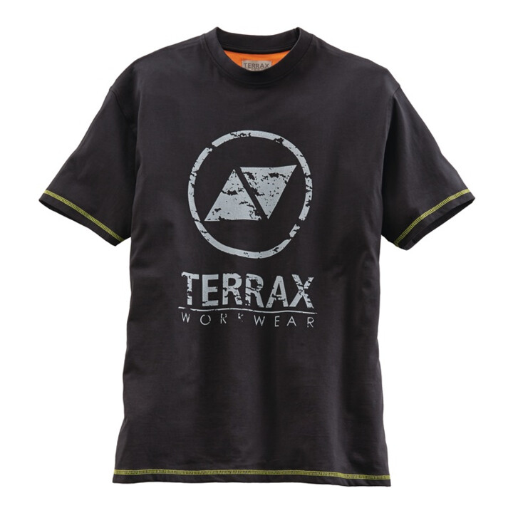 T-Shirt Terrax Hommes Vêtements de Travail Taille XL noir/lime 100%CO