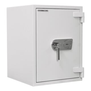T05910 Feuerschutztresor Diamant PO65 Doppelbartschloss lichtgrau