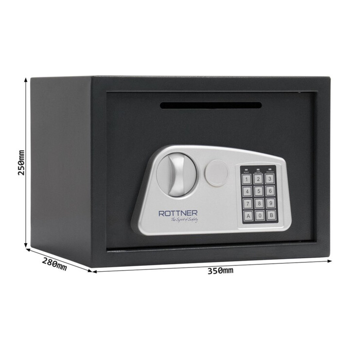 T06452 Möbeleinsatztresor Jupiter 3 Elektronikschloss anthrazit