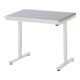 RAU Table de travail adlatus 150 réglable en hauteur électriquement Plateau de travail avec revêtement en tôle d'acier 750 mm x 800 mm-1