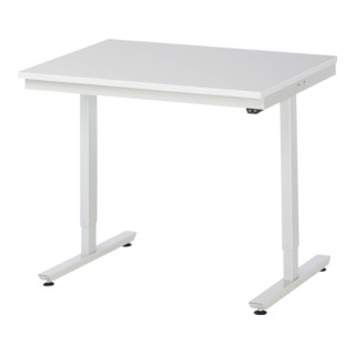 RAU Table de travail adlatus 150 réglable en hauteur électriquement Plan de travail en mélaminé