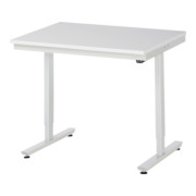 Table de travail adlatus RAU 150 réglable en hauteur électriquement Plan de travail en mélaminé 1000 mm x 800 mm