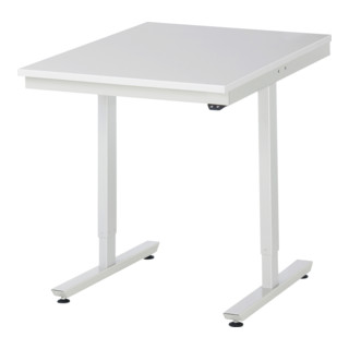 RAU Table de travail adlatus 150 réglable en hauteur électriquement Plan de travail en mélaminé