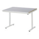 RAU Table de travail adlatus 150 réglable en hauteur électriquement Plateau de travail avec revêtement en tôle d'acier 750 mm x 800 mm-1