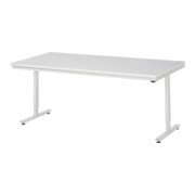 Table de travail adlatus RAU 150 réglable en hauteur électriquement Plateau de travail EGB avec revêtement en résine de mélamine (conducteur de volume) 2000 mm x 1000 mm