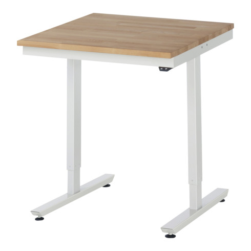 RAU Table de travail adlatus 150 réglage électrique de la hauteur Plateau en hêtre massif réglage électrique de la hauteur