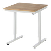 RAU Table de travail adlatus 150 réglage électrique de la hauteur Plateau en hêtre massif réglage électrique de la hauteur