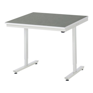RAU Table de travail adlatus 150 réglable en hauteur électriquement Plateau linoléum/universel