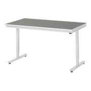 Table de travail adlatus RAU 150 réglable en hauteur électriquement Plateau linoléum/universel 1500 mm x 800 mm