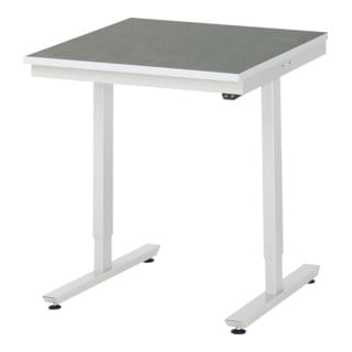 RAU Table de travail adlatus 150 réglable en hauteur électriquement Plateau linoléum/universel