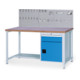 Table de travail Bedrunka+Hirth type boîte R 18-24 avec 1 tiroir LxPxH 2000x750x859 mm-1